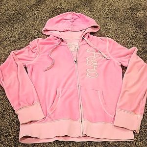 vintage Y2K Aèropostale logo zip front sweatshirt